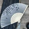 Produtos de Bambu Yixiaoxian: Leques de Seda de Bambu Atacado, Leques Dobráveis Estilo Japonês, Leques Dobráveis Tradicionais