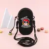 Bolsa de Teléfono de Silicona Transfronteriza En Stock Portátil Cruzada para Gafas de Sol Almacenamiento Monedero de un Solo Hombro Fijo Dopamina
