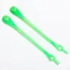 Cores vibrantes Elástico de cadarço preguiçoso de silicone elástico livre cadarços para adultos crianças cabeça redonda cadarços elásticos livres podem ser Atacado