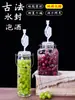 Botella Vacía de Vino y Vino de Ciruela Recipiente de Fermentación Enzimática Elaboración Casera Sellada Engrosada Válvula de Escape Automática Unidireccional Botella de Vino