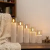 Luz de Vela Digital LED Tipo Bala Jantar à Luz de Velas Roteiro Layout de Atmosfera de Assassinato Adereços Vela com Controle Remoto Criativo
