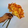 Simulación Borde de Coca Cola Atado a Mano Concha Hortensia Flor Artificial Tela de Seda Colocación de Escritorio para el Hogar Suave Decoración de Boda Hortensia