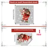 Festival de Navidad Estilo Múltiple Dibujos Animados Papá Noel Pegatinas para Ventana Vidrio de Escaparate Puerta de Vidrio Decoración del Hogar Pegatinas Electrostáticas para Vidrio