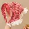 Diadema Turbante de Encaje con Flor Dulce para Mujer 2026 Nuevo Verano Bufanda Triangular Delgada Diadema de Seda Francesa Accesorios para el Cabello