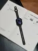 Adecuado para Apple Watch 1-12/Ultra 1-3/Se 3 Correa de Silicona para Reloj con Lunares para Cintura Pequeña