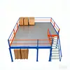 Estanterías de Plataforma de Dos Niveles Almacén de Fábrica Estanterías de Almacenamiento de Alta Resistencia Estructura de Acero para Entrepiso de Gran Luz Estanterías de Entrepiso