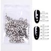 Strass de Arte de Unhas de Diamante Flat-Back Pequenos Redondos Strass Decorações de Unhas Brilhantes da Moda Ss4 Diamantes Soltos