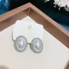 Pendientes de Botón de Perla Barroca Vintage Estilo Francés con un Diseño Minimalista para Niñas, con Agujas de Plata S925, Pendientes Modernos y Elegantes