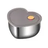 Caja de almacenamiento de acero inoxidable para conservar alimentos, caja de almacenamiento sellada con tapa, puesto comercial, lonchera para picnic, caja especial para refrigerador