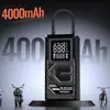 Bomba de Aire Portátil Mini para Coche Eléctrica Autopropulsada Bomba de Neumáticos Manual Inalámbrica Carga Inalámbrica Pantalla Digital