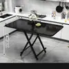 Mesa plegable personalizada, mesa plegable para uso doméstico, mesa redonda sencilla para apartamentos de alquiler, mesa portátil para puestos al aire libre