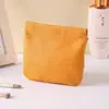 Bolsa de Almacenamiento de Maquillaje con Cierre Automático para Mujeres, Mini Bolsa Sencilla para Almacenamiento de Labiales y Joyas, Práctico Neceser Compacto de Viaje