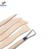 Conjunto de 5 peças de ferramentas de cerâmica de madeira, Acabamento de argila, modelagem, padrão, argila, fabricação DIY de ferramentas de argila, materiais de arte