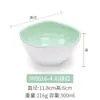 Vajilla de Melamina Cuadrada Imitación Porcelana Dos Tonos Pequeño Restaurante de Hot Pot Autoservicio Tazón para Condimentos Comida Rápida Tazón para Arroz Tazón para Postres Comercial
