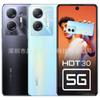 Adecuado para nueva transmisión de voz Infinix Hot 30 5g película templada cubierta de pantalla completa película para teléfono móvil sin borde blanco