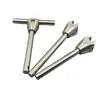 Abrazadera Redonda Individual de Acero Inoxidable para Banda Transportadora Ajustable Soporte de Barandilla de Abrazadera Fija de Acero Inoxidable para Riel Único de 12 Redondas