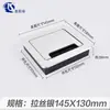 Caja de Cables con Tapa abatible para Escritorio de Aleación de Aluminio, Tapa para Orificio de Cable de Escritorio de Computadora, Cubierta Decorativa de Caja de Cables Amortiguadora para Mesa de Conferencias