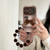 Funda para teléfono móvil Apple 16promax iPhone 15 Otoño e Invierno 14 Lazo Retro Cuadros 13 Coreano 12 Felpa