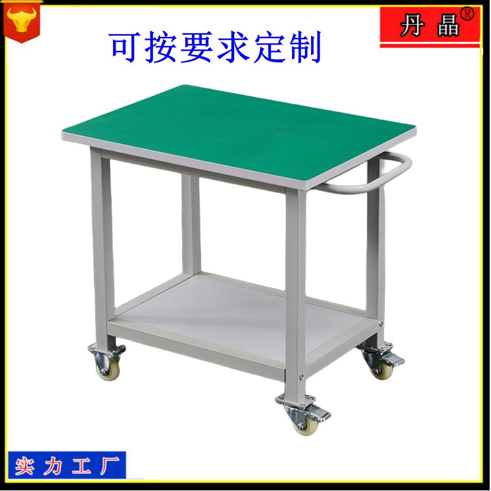 SKU-01-双层防静电推车-长60_宽60_高75cm_副