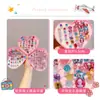 Anillo de Dibujos Animados con Piedras Preciosas para Niños Caja de Regalo Anillo para Niña Juguete de Joyería para Jugar a Vestirse Set de Regalo