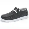 Zapatos de Lona Sencillos para Hombre de Talla Grande Transfronterizos, Zapatos Casuales Transpirables de Suela Blanda Ligeros Europeos y Americanos, Zapatos con Cordones y Slip-On de Comercio Exterior para Hombre