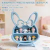 Decoração de Casa de Bonecas com Laço 3D Modelo de Armário Suporte de Exibição Multicamadas Brinquedo Bule Camada de Exibição de Perfume Prateleira de Exibição em Camadas