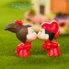 Mini Paisagem Estilo Chinês Criativo Bonecos Casal Noiva e Noivo Acessórios de Decoração DIY Enfeites de Casamento para Mesa