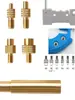 Kit de tuercas impresas 3D con adhesivo termofusible M2-M8 para incrustación en caliente con soldador 936 T12/T65 indentador