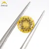 Forma Redonda Circonita Cúbica Zirconia de Color Piedra Suelta Cara de Anillo Piedras Preciosas Accesorios Gemas Artificiales Suministro Directo del Fabricante