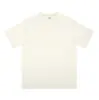 25Fw Passarela Espacial Espuma Estampada Rua Alta Solta Gola Redonda Par de Camiseta de Manga Curta Verão