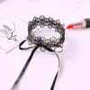 Accesorios de Lencería Sexy Collar Hebilla de Lazo Correa para el Cuello sin Hebilla Joyería para el Cuello Harajuku Flor de Encaje Cadena para Clavícula de Abstinencia