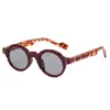 2025 Transfronterizos Retro Redondo Ácido Propiónico Pin Borde Rugoso Moda Gafas de Sol Hombres y Mujeres Tendencia Calle Estiloso Gafas de Sol