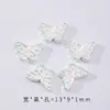 Prata Fosca Gota de Óleo Laço Coração Pingente Contas Espaçadoras Acessórios Artesanais DIY Joias Pulseira Acessórios com Contas Artesanais Lote