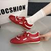 Aumento de Altura Interior de 5 cm, Zapatos de Entrenamiento Moral para Niñas Dulces, Zapatos Planos Plateados Estilo Mary Jane Deportivos Estilo Coreano de Piel Genuina para Mujer, Zapatos Casuales