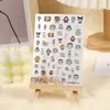 Rosa nueva muñeca de marioneta oscura pegatinas para uñas pegatinas decorativas de uñas adhesivas japonesas