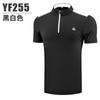 Fornecimento direto da fábrica PGM roupa de golfe masculina verão top respirável manga curta secagem rápida camiseta roupa de bola