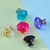 Jalador de Diamante de Cristal Colorido para Cajón Manija Transparente para Puerta Cajón de Gabinete Manija para Puerta de Gabinete Manija Acrílica Manija de Plástico