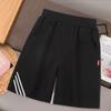 Suministro Transfronterizo en Stock de Pantalones Ligeros de Algodón Puro de Verano para Niños, Pantalones Casuales de Cinco Puntos, Pantalones Deportivos de Uniforme Escolar para Estudiantes
