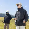 Chaqueta Kailer Stone Tres en Uno para Mujer Chaqueta de Plumas Cortavientos e Impermeable Senderismo Chaqueta de Montañismo Xizang con Capucha para Hombre