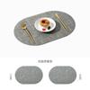 Tapete de mesa occidental de cuero de PVC directo de fábrica, tapete de mesa para hotel o hogar, tapete impermeable con aislamiento de aceite, tapete de cuenco europeo