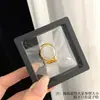 Caja Colgante Transparente de Película Pe para Pulseras, Anillos, Colgantes, Collares, Caja de Empaque para Joyería y Caja de Exhibición para Insignias de Uñas