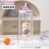 Nuevo Vaso de Vidrio con Popote Macaron para Niñas de Alto Boro Silicato de Alto Valor Taza para Leche Desayuno Jugo Té con Leche