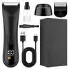 Aparador Elétrico para Partes Íntimas Masculinas Pelos Pubianos Axilas Peito Corpo Depilador Feminino Bikini Aparador para Partes Íntimas