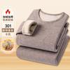 Camisa de gola alta com forro de fleece para homens, espessa, para usar por baixo, solta, plus size, quente, cor camelo, fleece, roupas de outono, traje super espesso e quente