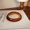 Pulsera de Acrílico con Gradiente Geométrico Irregular Transfronteriza Europea y Americana, Pulsera Fresca y Sencilla para el Día a Día, Joyería de Gama Alta de Nicho para Mujer