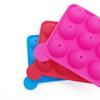Molde de Pirulito 12 Cavidades Estéreo Redondo Molde de Chocolate Molde de Silicone para Assar Molde de Disco de Gelo de Hóquei no Gelo em estoque