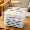 BnbsWholesale Caja de Almacenamiento de Mahjong para el Hogar para Salas de Juegos, Estuche Portátil de Mahjong Grueso de Gran Capacidad