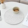 Porta-copos de Corda de Algodão Tecidos à Mão, Porta-copos de Mesa, Bases para Copos, Bases para Tigelas, Jogos Americanos Domésticos, Louças para Venda por Atacado