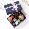 Caja de Regalo Popular Transfronteriza de Cristal Natural Set de Piedras Irregulares de Colores Piedra Rodante Set de Muestras Minerales Adornos Venta al Por Mayor