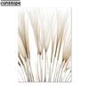 Pintura Decorativa Paisaje Nórdico Beige Paja Planta Flores Secas Sala de Estar Dormitorio Pared de Fondo Póster Pintura sin Marco Amazon
